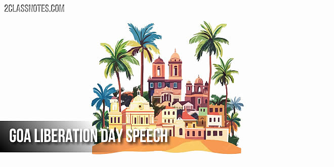 Goa Liberation Day Speech in English: 10 Lines, Short - Long Speech for Students